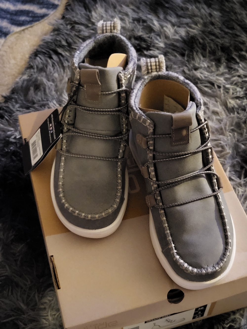 Hey Dude Eloise Ankle Boot in Granite Grey - Picture 2 of 5